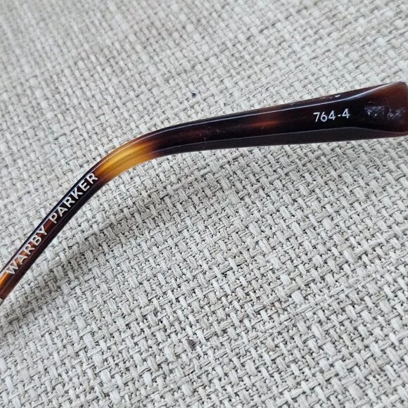 Warby Parker Eyeglasses Frame Gold Tone Glasses RAIDER 58[]14 140 Eyewear Frame - Picture 11 of 12